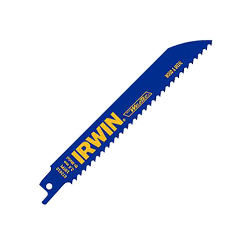 372606P5 Hanson Reciprocating Saw Blade, 6 In. Long, 6 Tpi, Bi-Met