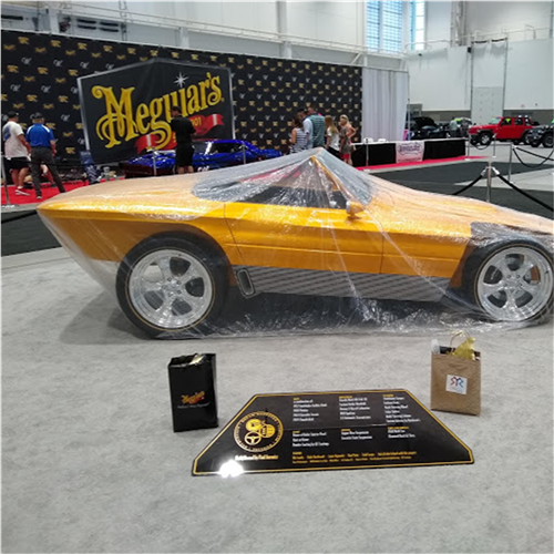 WFCCC-SMALL Woodward Fab Plastic Car Cover