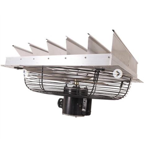 24SF6V240 Hessaire Products Wall-Mounted 24" Shutter Exhaust Fan