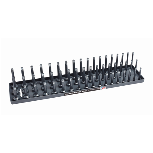 12023 Hansen Global 1/2" Metric 3-Row Socket Tray