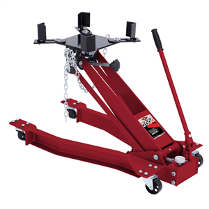 AFF - Transmission Jack - Hydraulic - Floor Style - Low Profile Wishbone Style - 2,000 Lbs. Capacity - 5.875" Min H to 30.75" High H - Manual Hand Pump - Heavy Duty