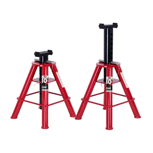 3309B American Forge & Foundry Aff - Jack Stands - 10 Ton Capacity - Pin Style - Medium Lift - Pair
