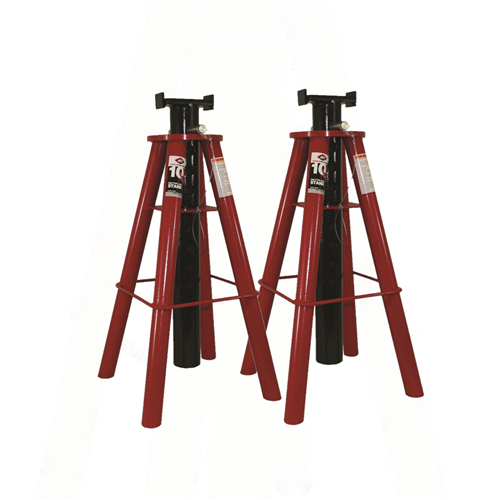 3310B American Forge & Foundry Aff - Jack Stands - 10 Ton Capacity - Pin Style - High Lift - Pair