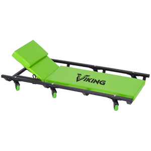 57102 Viking By American Forge & Foundry Viking By Aff - Mechanic'S Creeper W/ Adjustable Headrest - 40" - 6 Wheel - 400 Lbs. Capacity