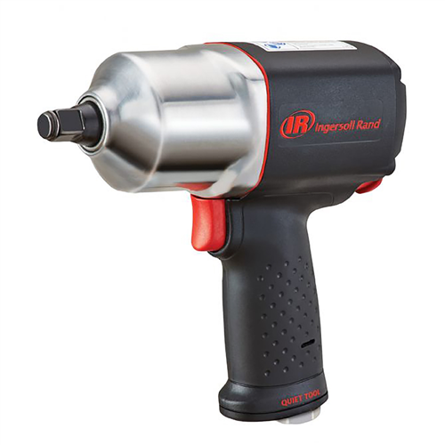 2135QXPA Ingersoll Rand 1/2" Air Impact Wrench, Quiet, 1100 Ft-Lbs Nut-Busting Torque, General Duty, Pistol Grip