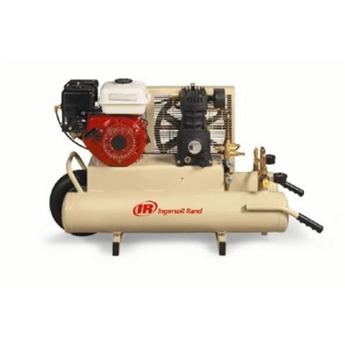 49813009 Ingersoll Rand Small Portable Gas Driven Air Compressor (Wheelbarrow) 5.5 Hp
