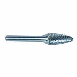 IRSF-5 Ingersoll Rand Bur Carb Tree Shape, Radius Nose, 1/2"Dia,1"Cut L.
