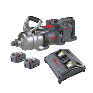 20V High-torque 1" Cordless Impact Wrench Kit, 2600 ft-lbs Nut-busting Torque, 4 Batteries and Charger