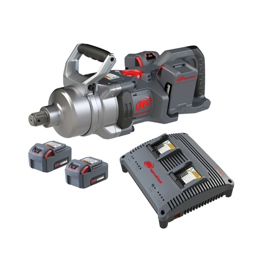 20V High-torque 1" Cordless Impact Wrench Kit, 2600 ft-lbs Nut-busting Torque, 4 Batteries and Charger
