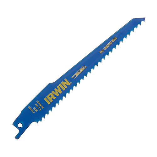 372656B Irwin Industrial Recip Saw Blades 6" 6Tpi 25Pk