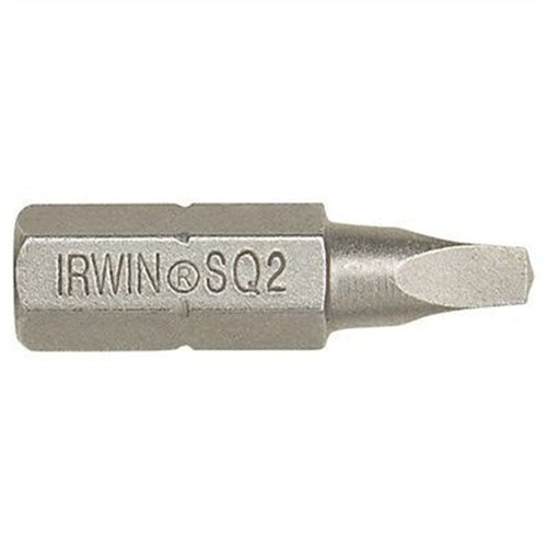 3512032C Irwin Industrial #1 Sq Rec Insert Bit 1" 2Pc