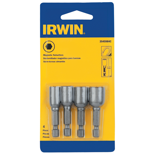 IWAF242-4 Irwin Industrial 4 Pc. Magnetic Nut Setter Set