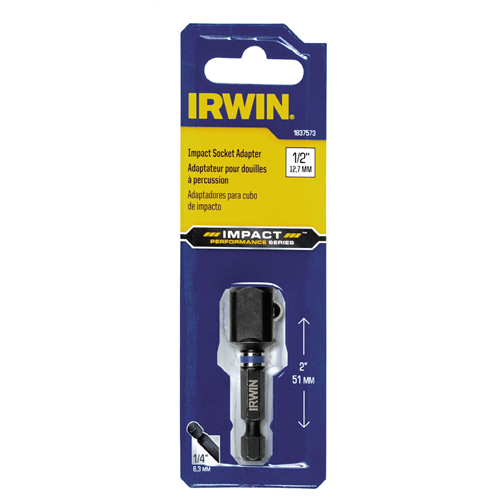 IWAF36212 Irwin Industrial Socket Adptr 1/4" To 1/2"