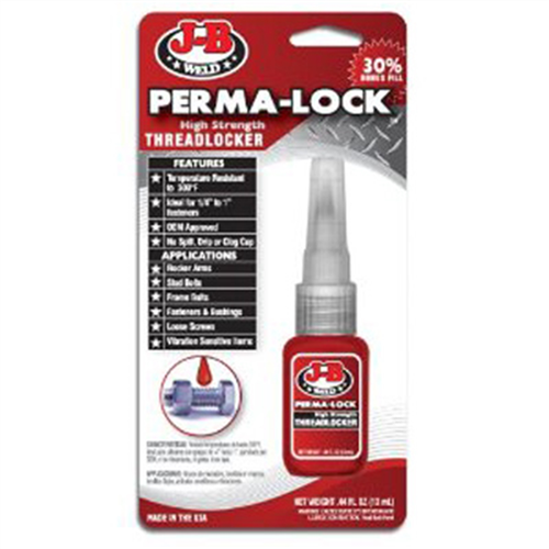 27113 J B Weld J-B Weld Perma-Lock 13Ml. Red Threadlocker