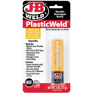 8237 J B Weld J-B Kwikplastic Epoxy Putty Stick
