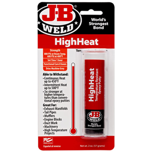 8297 J B Weld High Heat Epoxy Putty Stick