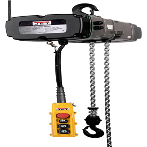 144004 Jet 1-Ton Two Speed Electric Chain Hoist 3-Phase 10' Lift | Ts100-460-010