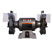 577128 Jet Tools Shop Grinder 8" Grinding & Wire Wheel, 1Hp,