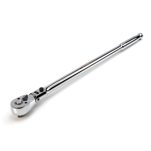 60574 3/8-Inch Drive 72-Tooth 180-Degree Flex-Head Reversible Quick-Release Ratchet With 18-Inch Long Full Polish Handle