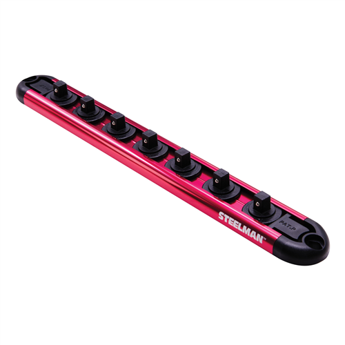 60735 1/4-Inch Drive 7-Piece Aluminum Socket Storage Rail