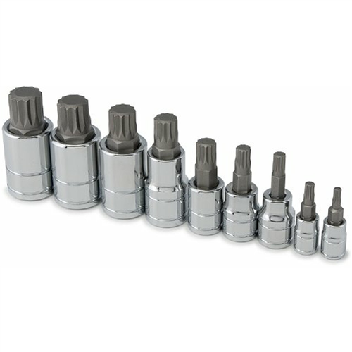 60968 9Pc Triple Square Socket Set