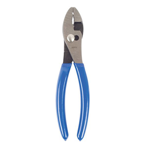 96973 8" Slip Joint Pliers - Double Dip Blue Handle