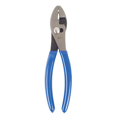 96973 8" Slip Joint Pliers - Double Dip Blue Handle