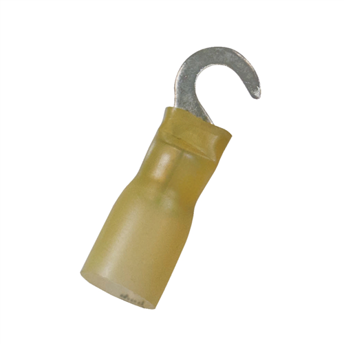 2163J The Best Connection 12-10 #10 Yellow Cs Heat Shrink Hook 4 Pcs