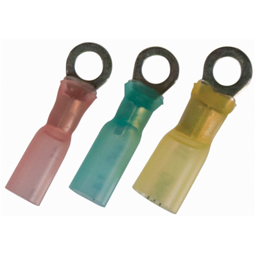 2319J The Best Connection 8 #10 Red Cs Heat Shrink Ring 4 Pcs