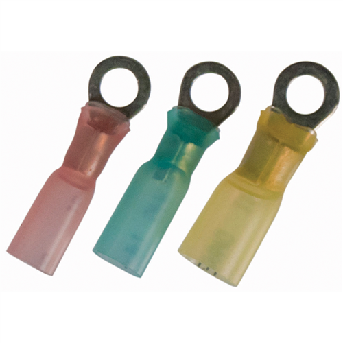 2320J The Best Connection 8 1/4 In  Red Cs Heat Shrink Ring 4 Pcs