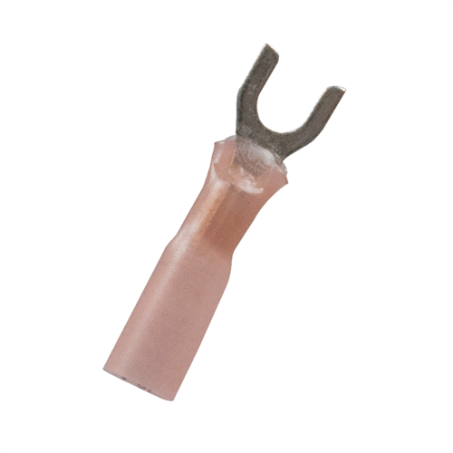 2350J The Best Connection 22-18 #6 Red Cs Heat Shrink Spade,10 Pcs