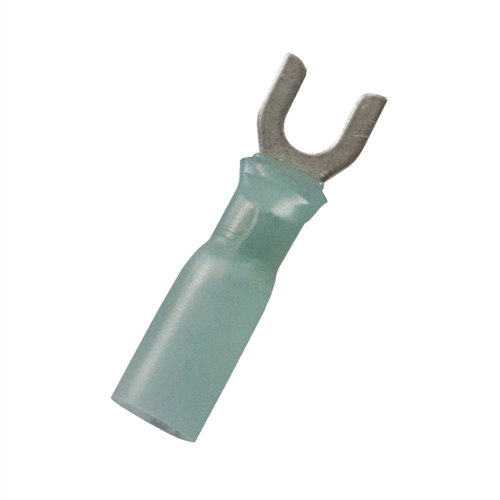 2354J The Best Connection 16-14 #8 Blue Cs Heat Shrink Spade 10 Pcs