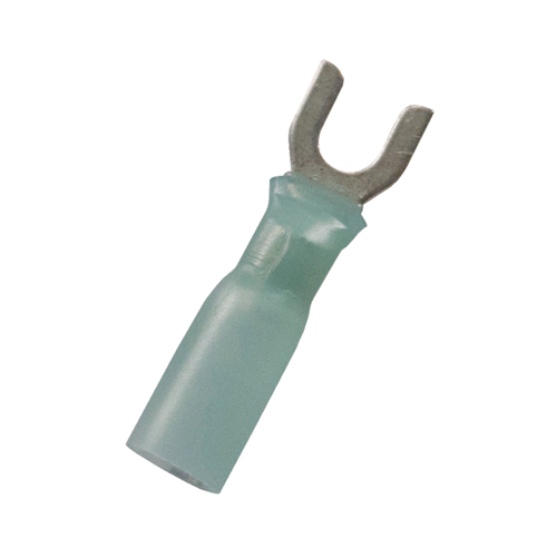2355J The Best Connection 16-14 #10 Blue Cs Heat Shrink Spade 10 Pcs