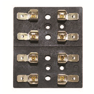 2450F The Best Connection 4 Position Glass Fuse Block