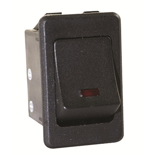 2609F The Best Connection 16 Amp 12V Black Rocker Switch