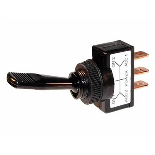 2620F The Best Connection 20 Amp 12V Black Toggle Switch