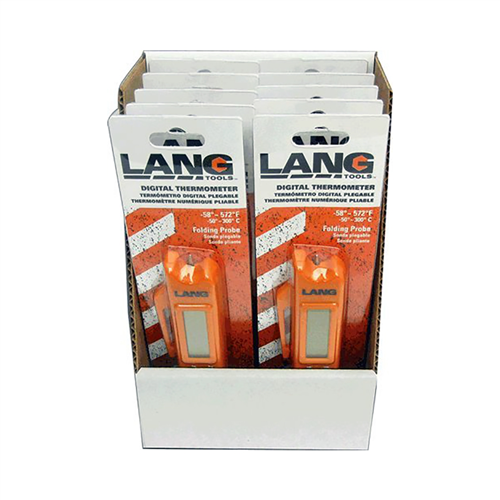 13800PK Lang Tools (Kastar) 10Pk Pocket Digital Thermometers Display