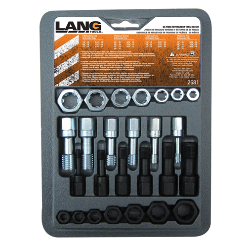 2581 Lang Tools (Kastar) Rethrdr Kit 26Pc