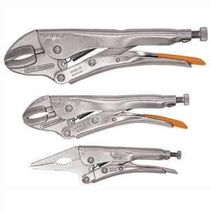 LNG901 Lang 3Pc Common Locking Pliers Set