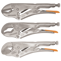 LNG902 Lang 3Pc 10" Locking Pliers Set