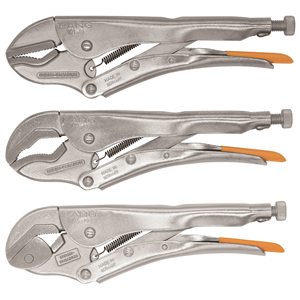 LNG902 Lang 3Pc 10" Locking Pliers Set