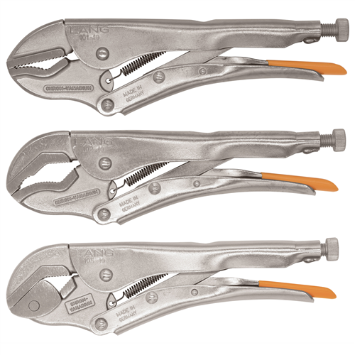 LNG902 Lang 3Pc 10" Locking Pliers Set