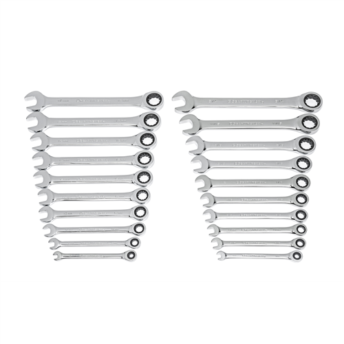 35720-06 Gearwrench 20 Piece Ratcheting Wrench Set Mm/Sae