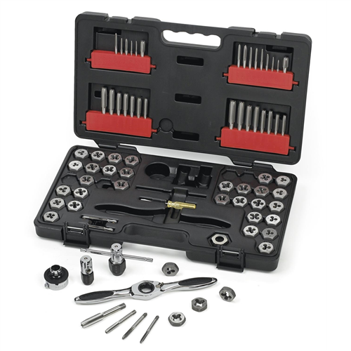3887 Gearwrench Gearwrench Tap & Die Sae & Metric 75Pcs