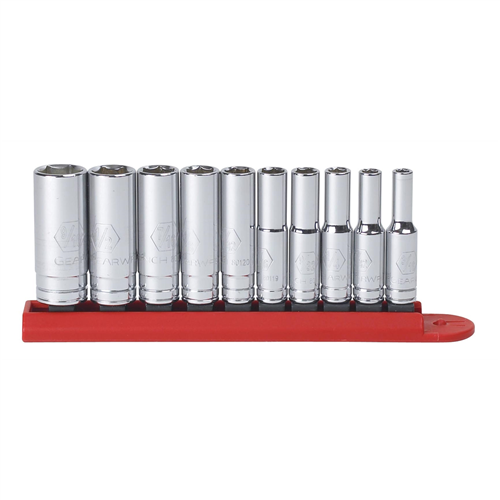 80305 Gearwrench 10Pc 1/4" Drive 6Pt Deep Sae Socket Set