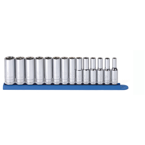 80554 Gearwrench 14Pc 3/8" Drive 6Pt Deep Metric Socket Set