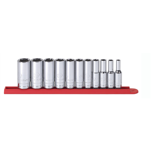 80555 Gearwrench 11Pc 3/8" Drive 6Pt Deep Sae Socket Set