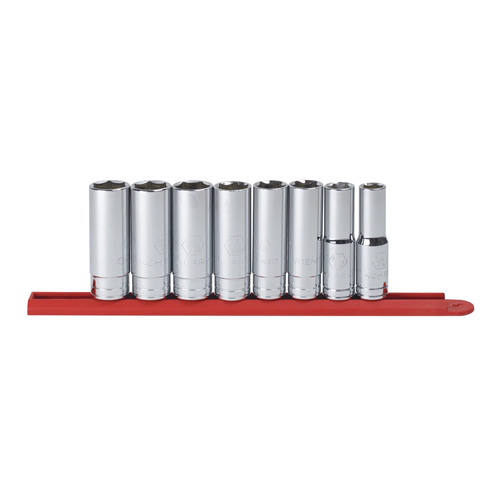 80705 Gearwrench 8Pc 1/2" Drive 6Pt Deep Sae Socket Set
