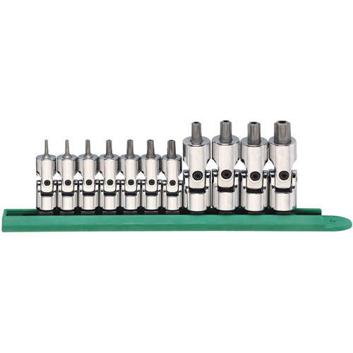 81052 Gearwrench 11-Pc 1/4" & 3/8 Drive Universal Stubby Socket Set