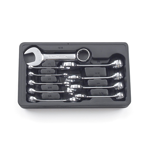 81905 Gearwrench 10Pc Stubby Wrench Set Sae 3/8"-15/16"